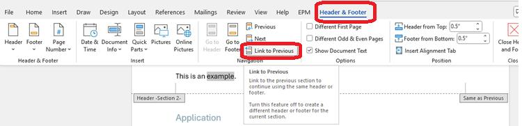 Header & Footer 'section' skipping! - Microsoft Q&A