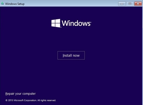 What does it mean when you have a Windows Setup screen and your options ...