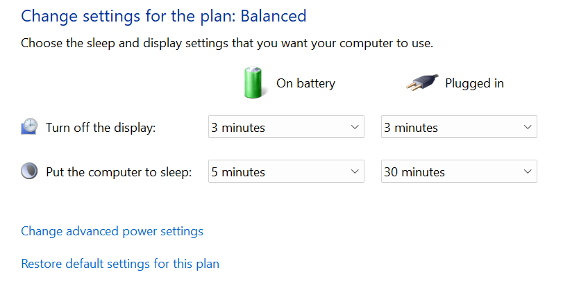 Problem during laptop standby and screen turning off - Microsoft Q&A