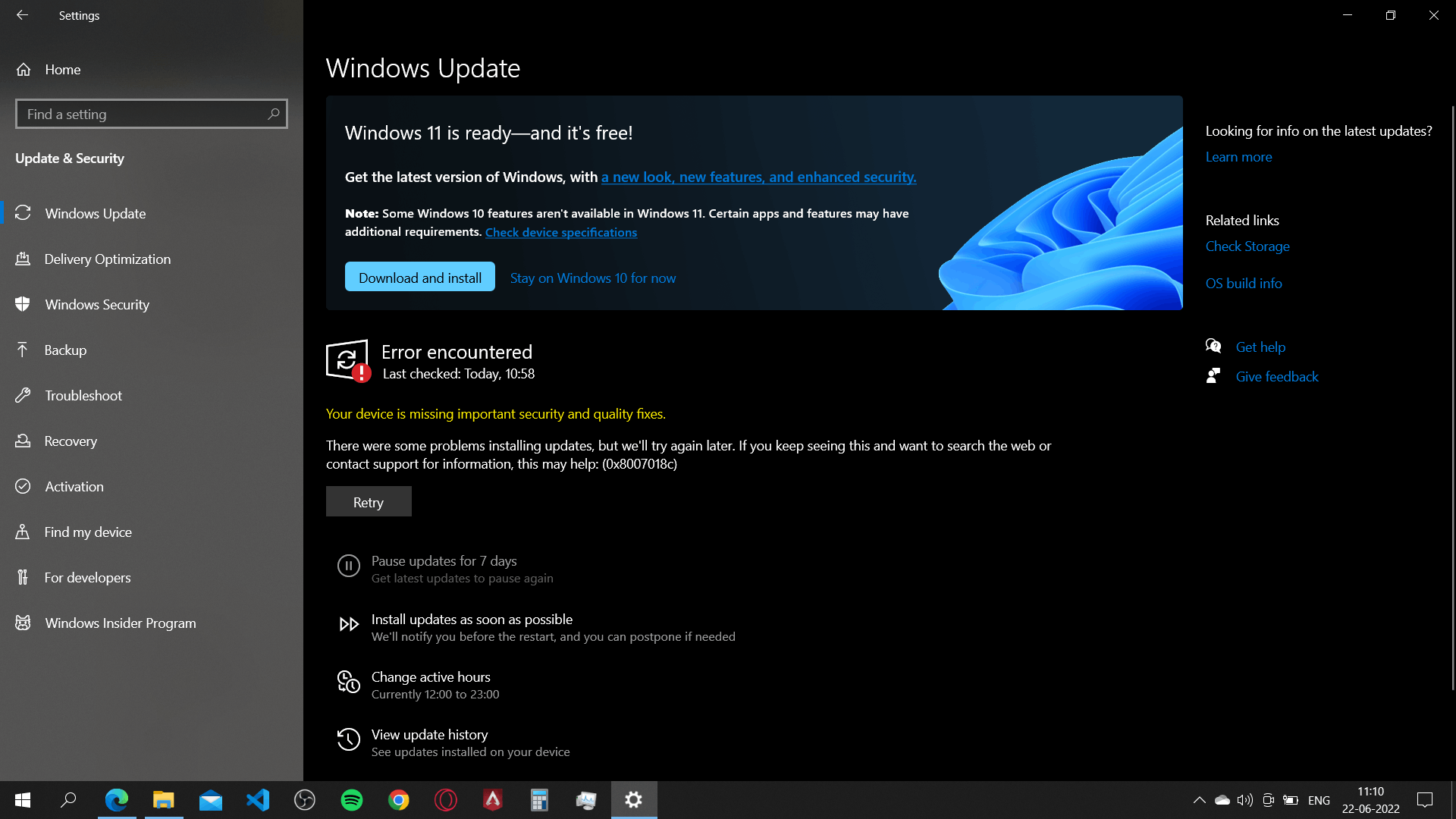 Windows Software Update - Microsoft Q&A