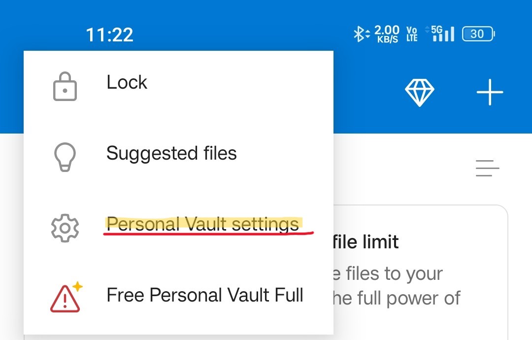 I forgot my vault password. How do I reset my vault password?