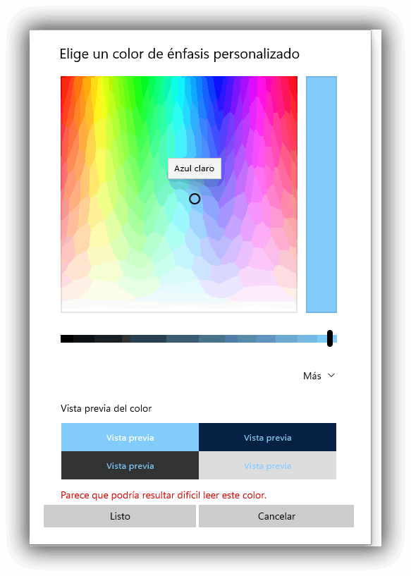 color RGB personalizable - Microsoft Q&A