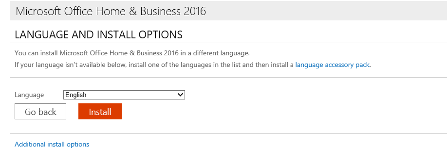 Office 2016 default language and installing language packs - Microsoft Q&A