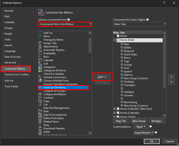 Outlook Archive Update - Microsoft Q&A