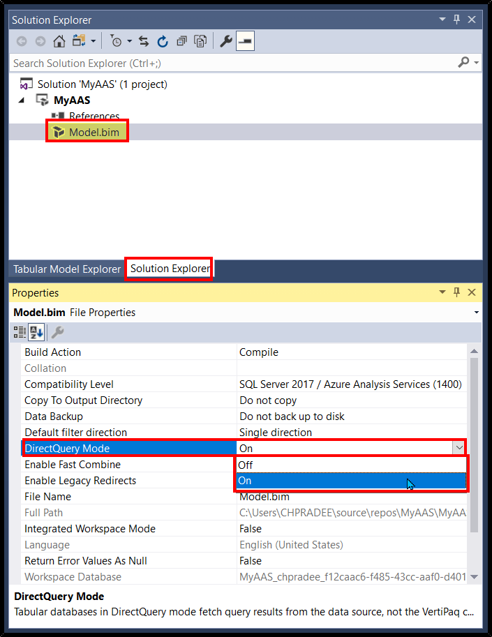 SSAS Tabular model 2022 (Disappear specific data import feature ...