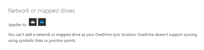 Mapping OneDrive to a Network Drive - Microsoft Q&A