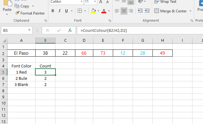 Counting multiple color fonts with multiple criteria in excel ...