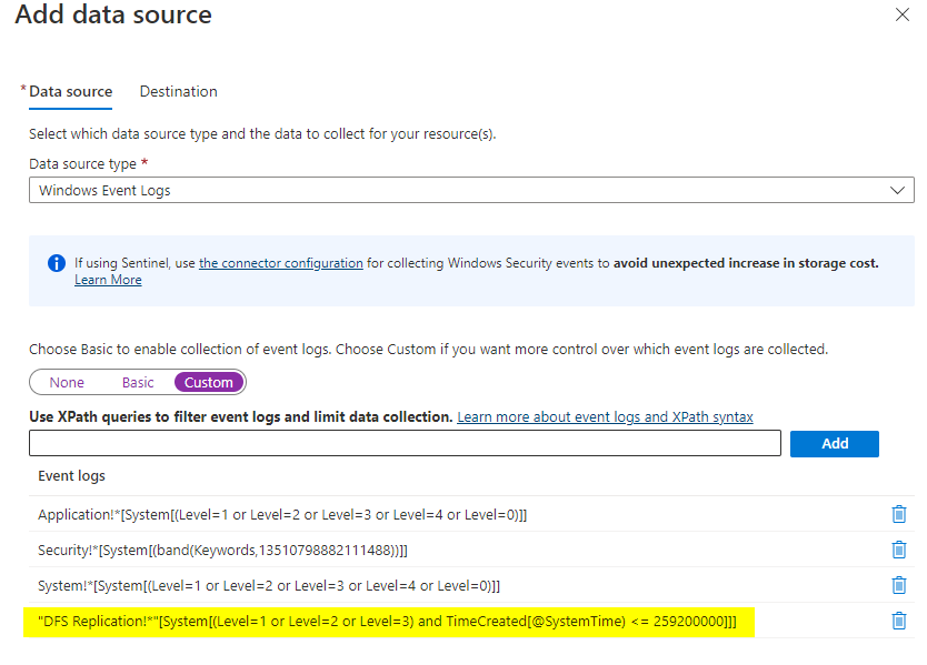 Is it possible to query DFS Replication Event log via KQL? - Microsoft Q&A