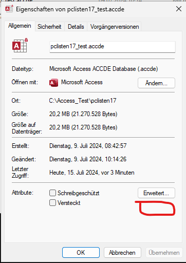 Errormessage: The security settings restrict access to the file because ...