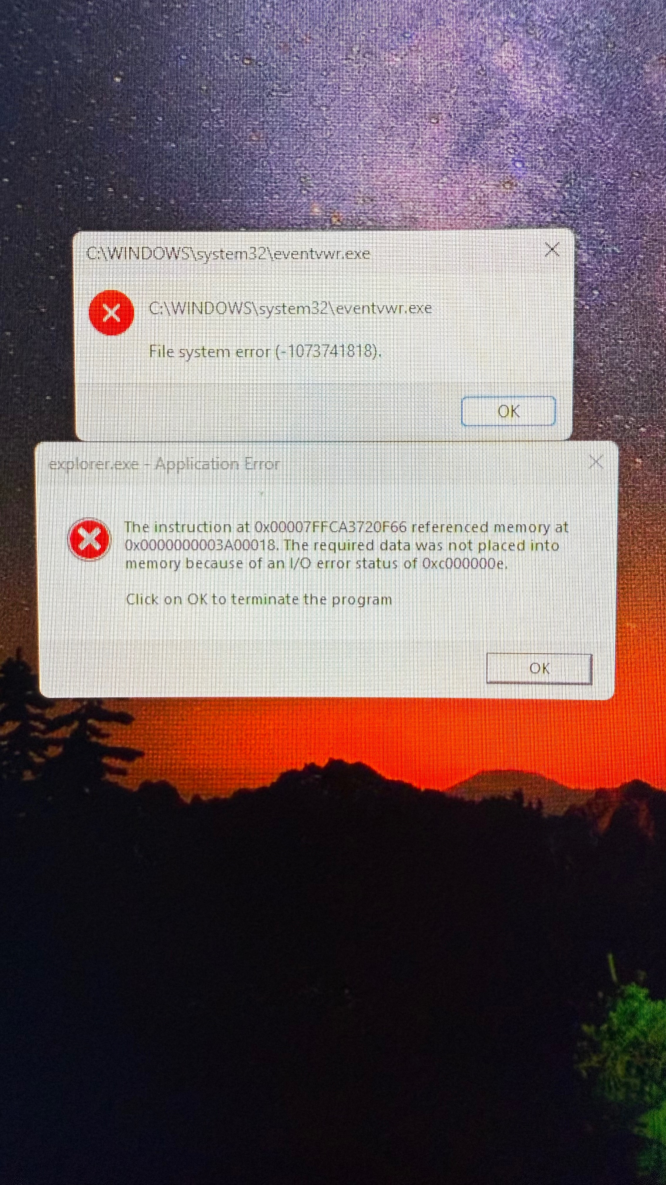 Keep having this blue screen pop up after 10-30mins of using my pc