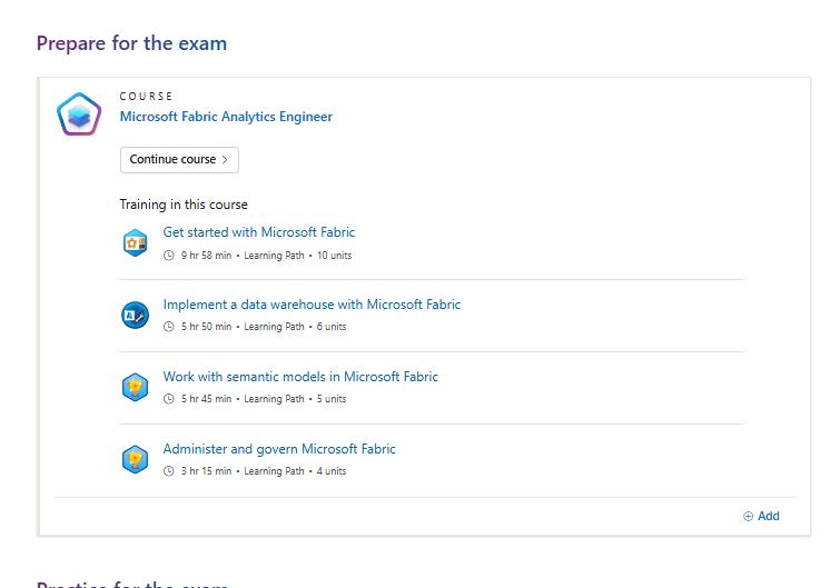 Content missing in the Fabric Analytics Engineer Associate page DP-600 ...