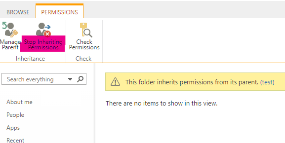 For OneDrive 365 Share, how to manage access with mixed Rights? Write ...