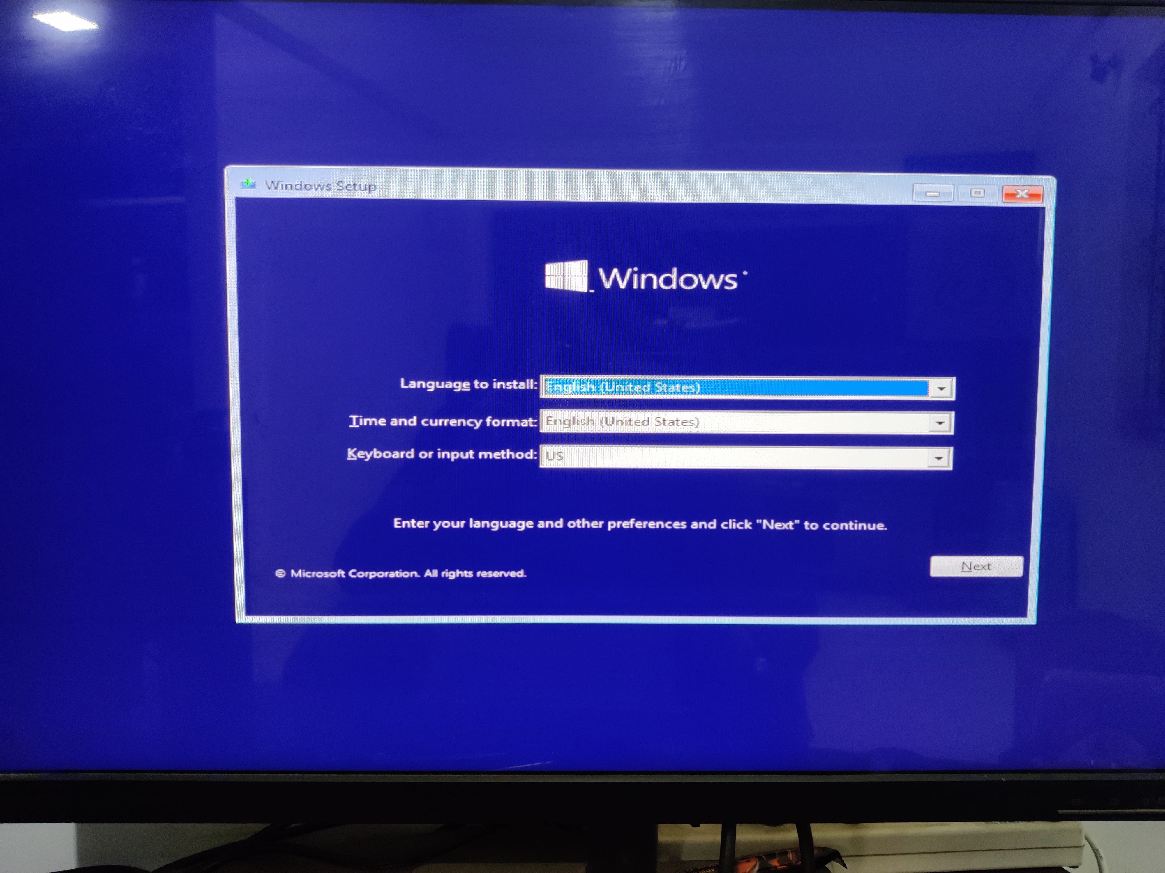 Unable to install Windows in a new PC - Microsoft Q&A