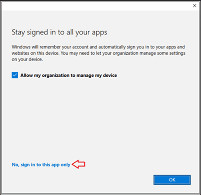 Office 365 apps won't connect unless signing in with the 