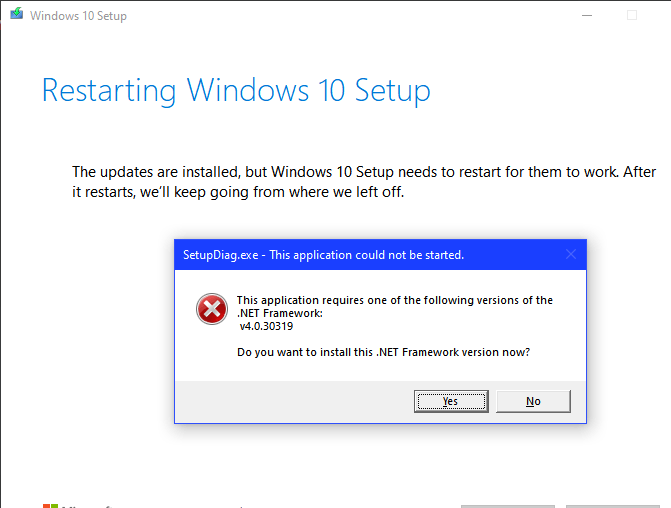 After updating to the latest update, none of my .NET apps will launch ...