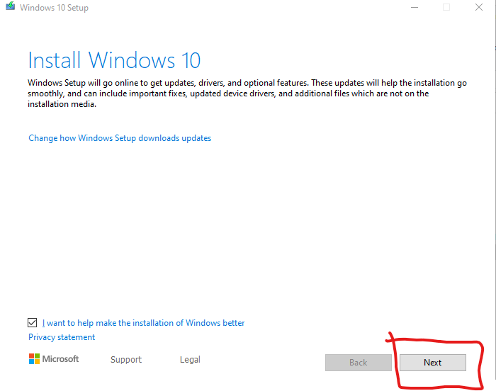 windows 10 in place upgrade - Microsoft Q&A