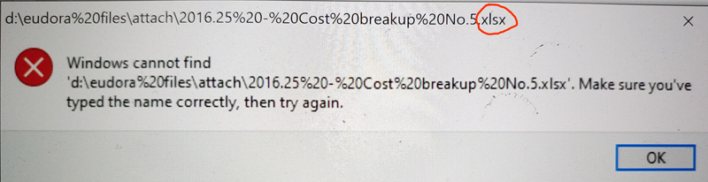 Windows cannot find error - Microsoft Q&A