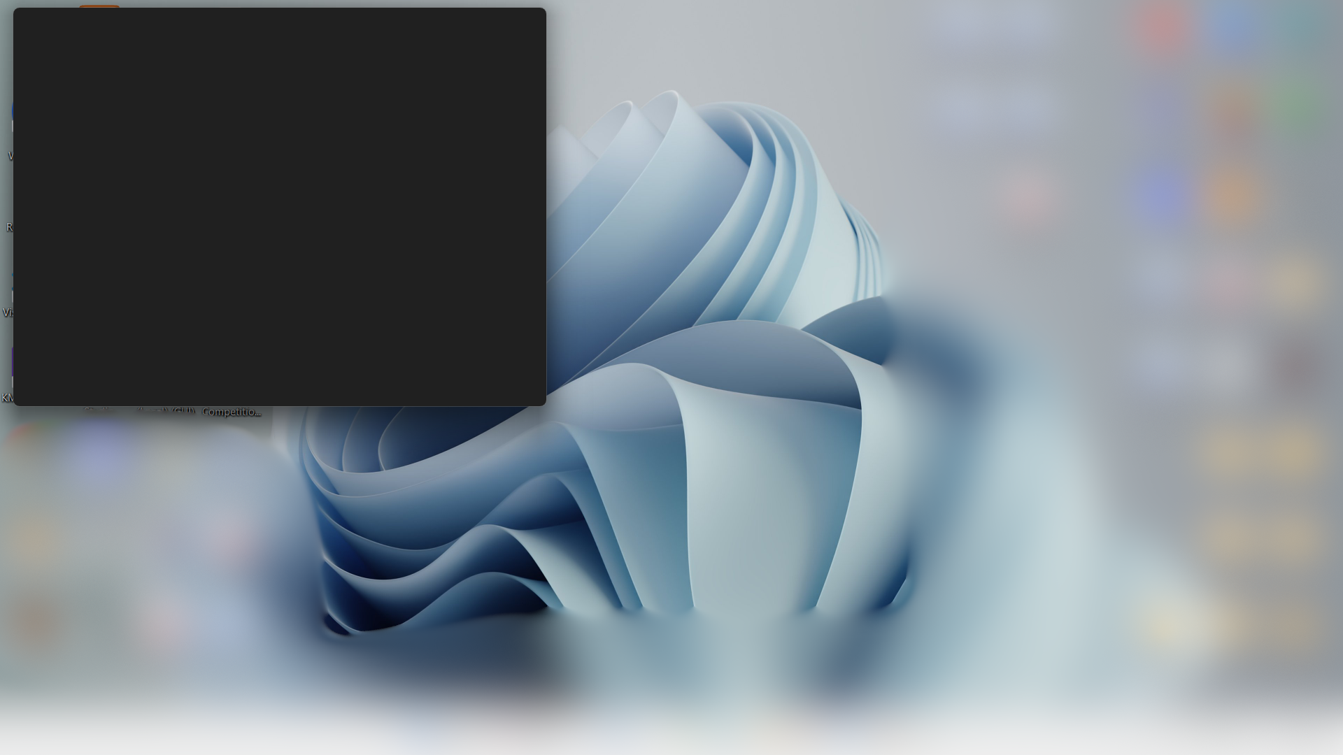 Black box appearing on desktop - Microsoft Q&A