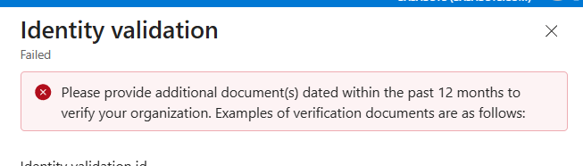 identity validation