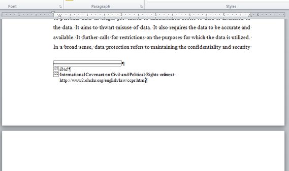 Gap between Footnote and Footnote Text - Microsoft Q&A
