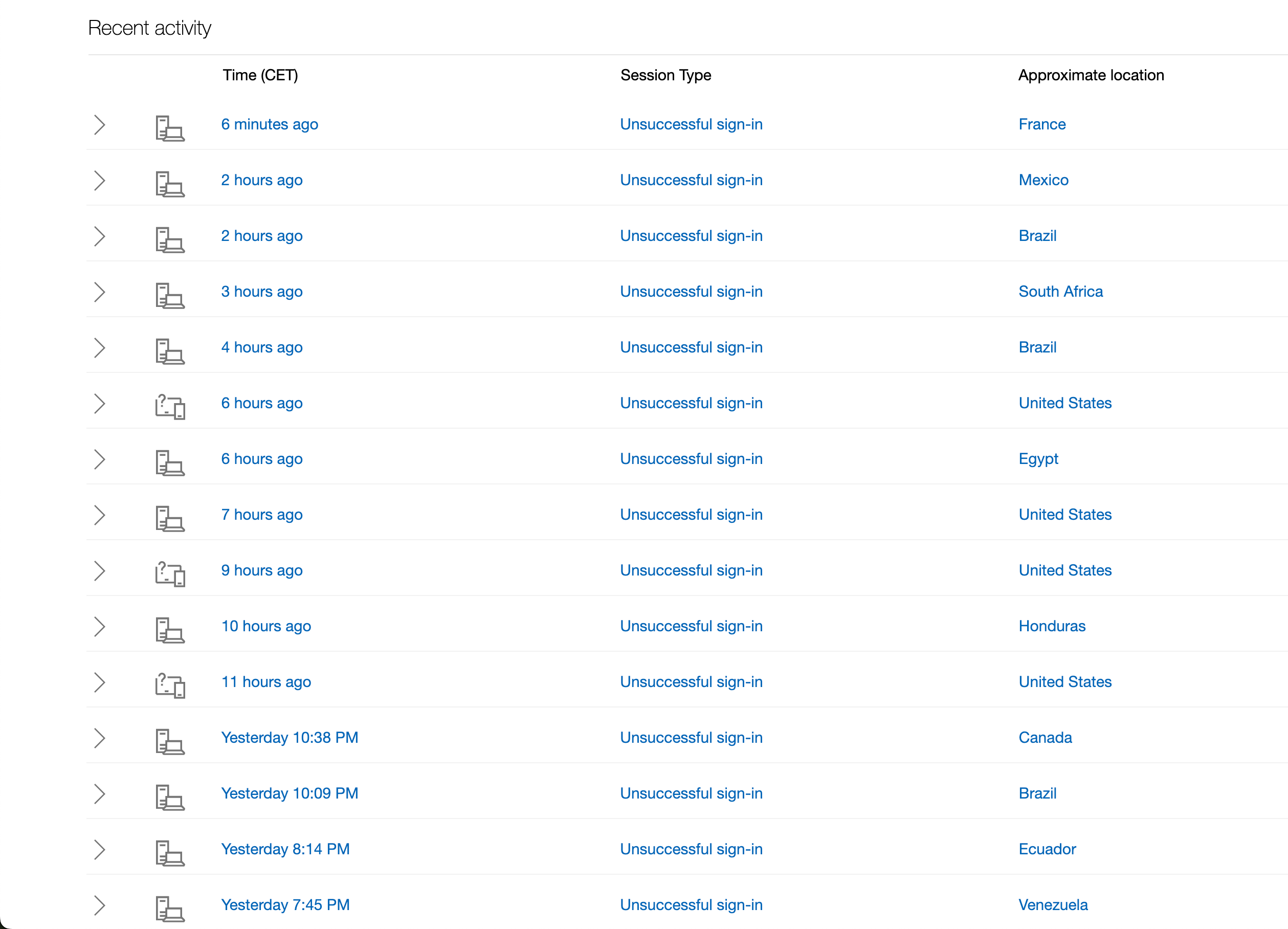 Too many Recent activity notifications - Microsoft Q&A