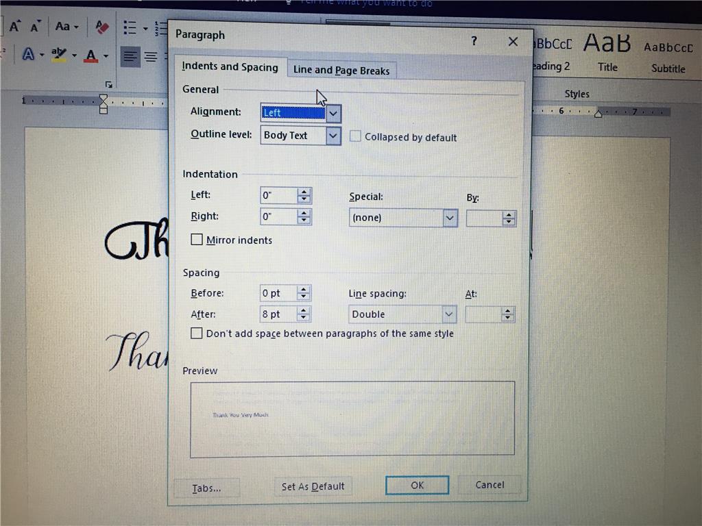 Bottom of Words Not Printing - Microsoft Q&A