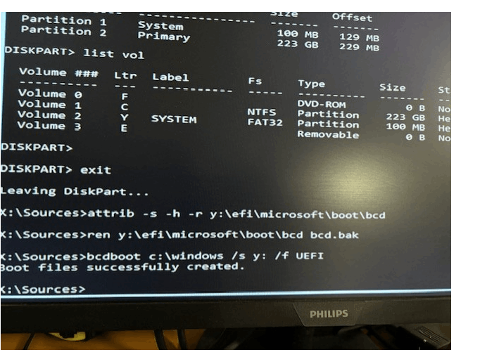 BCD Error 0xc0000098 Windows after cloning - Microsoft Q&A