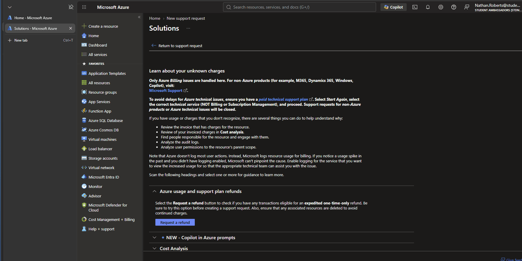 Azure portal