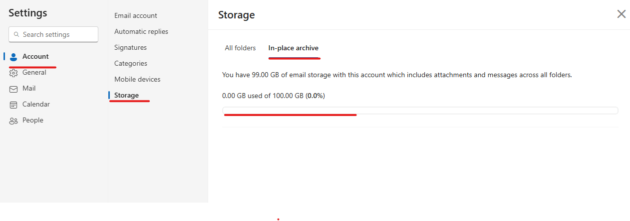 archive mailbox is full - Microsoft Q&A