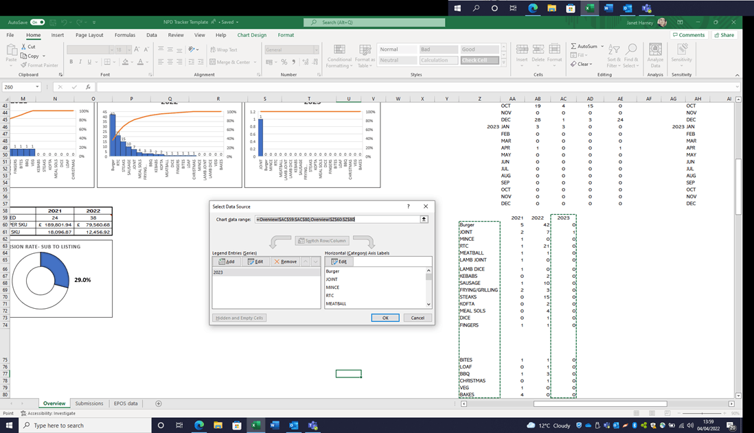 Histogram graph not allowing hidden data - Microsoft Q&A