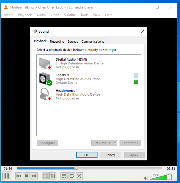 audio stopped working with no error - Microsoft Q&A