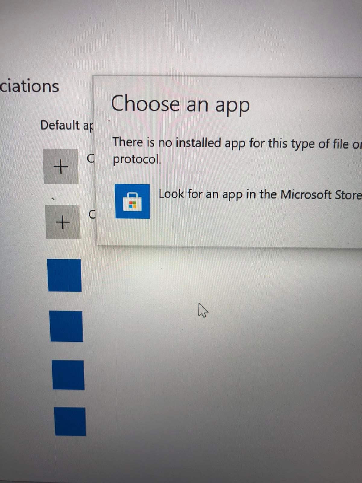 Microsoft Teams file type and protocol association are not available in ...
