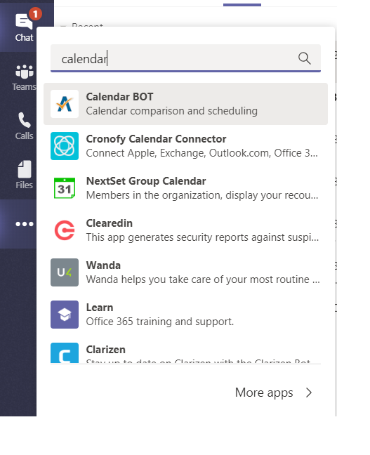 calendar icon is missing - Microsoft Q&A