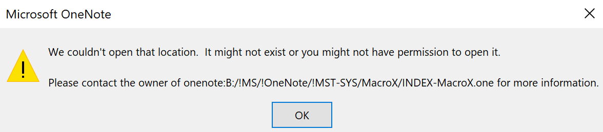 Why Link to NoteBook not working - Microsoft Q&A