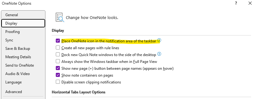 System Tray Icon Missing - OneNote - Microsoft Q&A