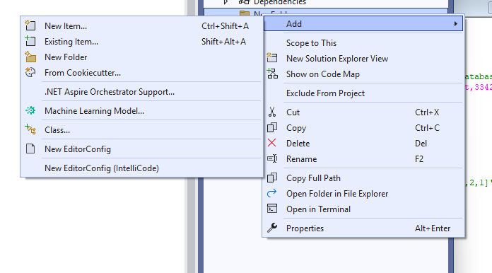 I am trying to create a Service-Based Database inside the Visual Studio ...