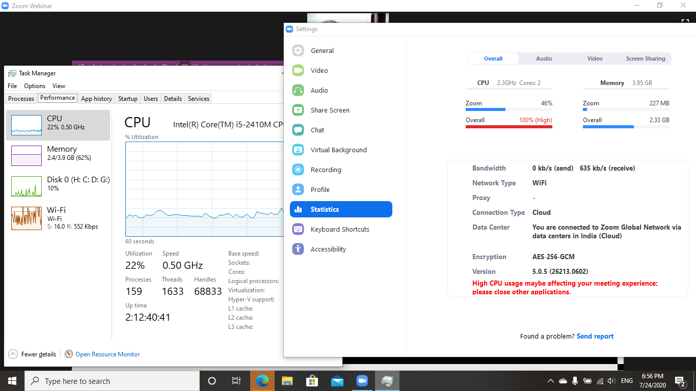 difference in measure of cpu utilised - Microsoft Q&A