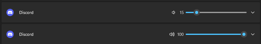 Discord voice and sound effects keep changing in volume mixer ...