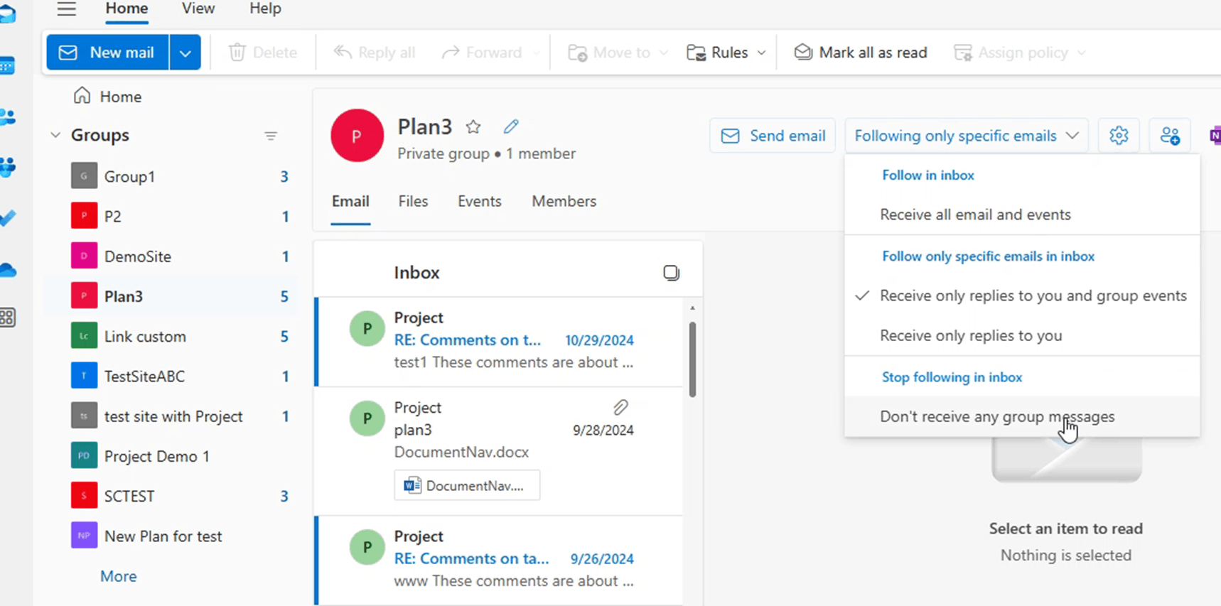 How to disable email notifications for ALL comments/tasks in a VERY ...