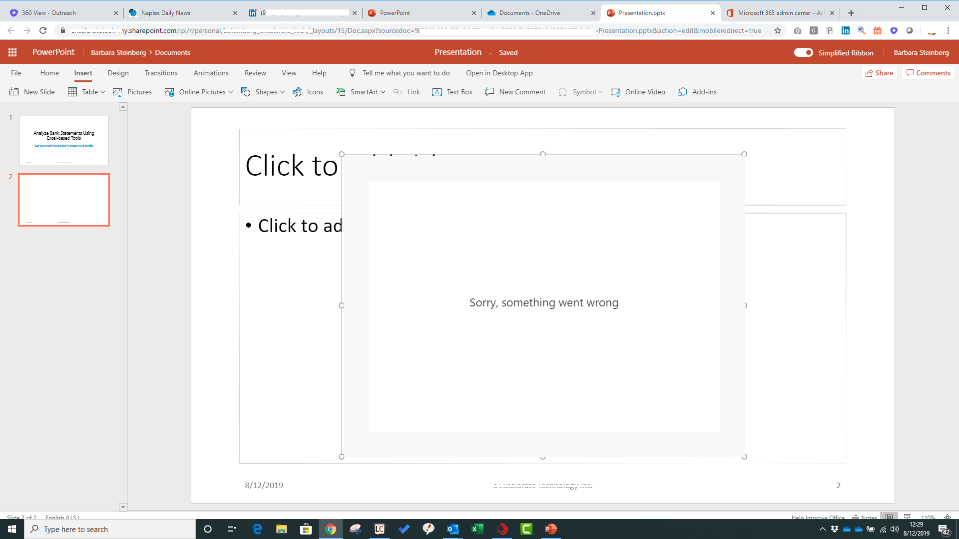 Inserting Microsoft Form into Desktop Powerpoint - Microsoft Q&A