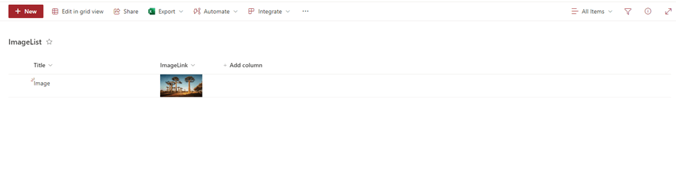Sharepoint list gallery view preview link - Microsoft Q&A