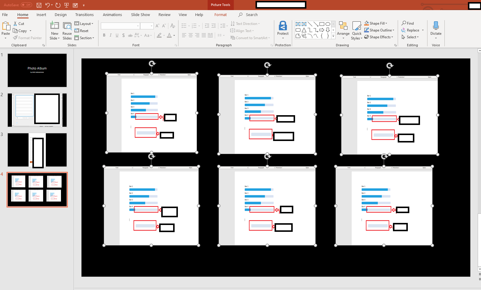 Selecting Multiple Photos in a Photo Album to Reorganize Them ...