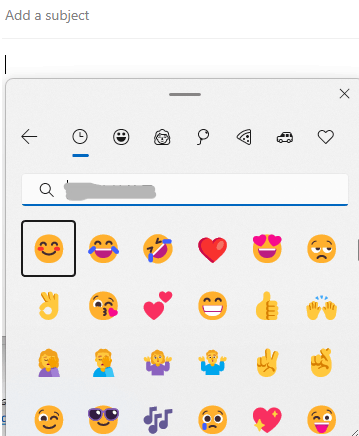New Outlook - Why does a different emoji appear from the one I've ...