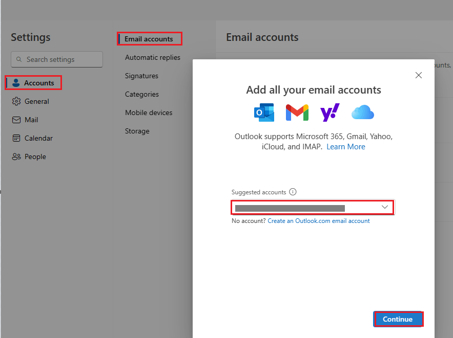 Setup email in Microsoft new Outlook - Microsoft Q&A