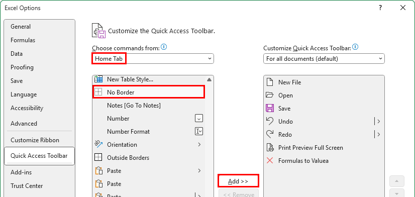 Bottom Border - Microsoft Q&A