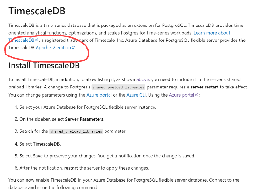 TimescaleDB on Azure PostgreSQL v16 - Microsoft Q&A