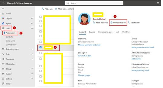 Totally blocked tenant - Microsoft Q&A