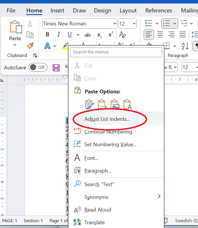 Spacing issue with numbering - Microsoft Q&A