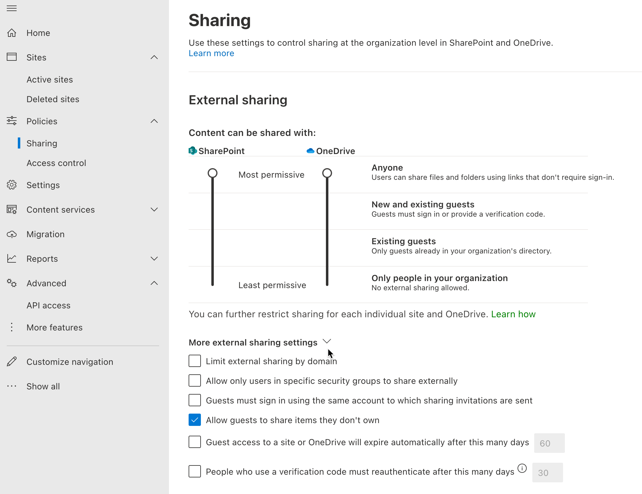 Sharepoint Access request not working anymore, now says org policy not ...