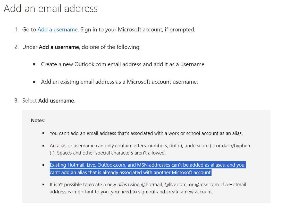 Microsoft Account email change - Microsoft Q&A